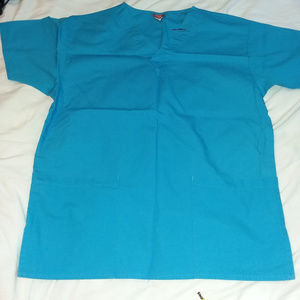 Blue Dickies Scrub Top